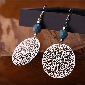 Silver Trewhiddle style Earrings